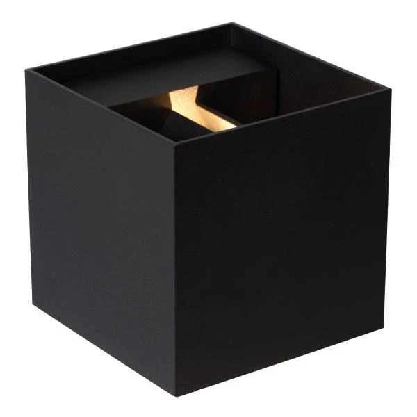 Lucide AXI - Foco de pared / Lámpara de pared Baño - LED - 2x7W 2700K - IP54 - Ángulo de haz ajustable - Negro - detalle 2